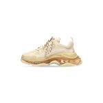 Women’s Triple S Clear Sole Sneaker in Beige - Image 3